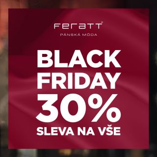 BLACK FRIDAY JE TU! NA E-SHOPU I V PRODEJNÁCH! Od 24. 11. do 1. 12. 2025 běží Black Friday naplno. Užijte si 30% slevu na...