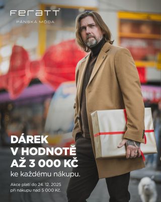 Vánoční atmosféra dorazila i do FERATTu a spolu s ní přichází i dárek k vašemu nákupu. Ke každému nákupu nad 5 000 Kč od...