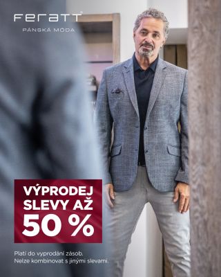 Povánoční výprodej je tady! Chyťte své FERATT kousky se slevou až 50 %. Ale pozor! Zásoby rychle mizí! 🖤 Akce platí na...